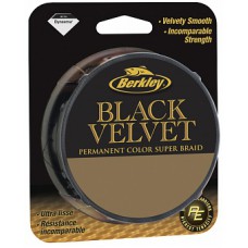 Леска плетеная BERKLEY "VELVET" 0.10mm (137m)(11.9kg)(черная)